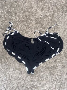 Fox Black Strappy Swim Bottoms
